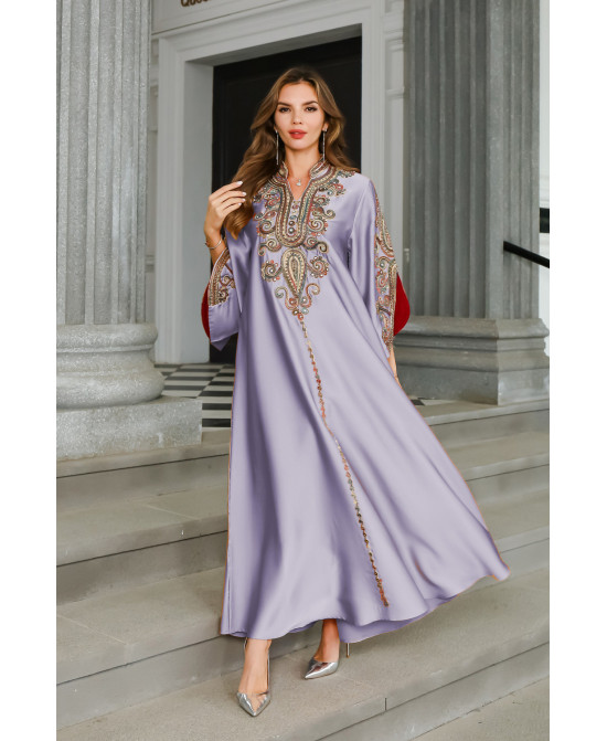 Robe orientale femme Safran Royal – Élégance raffinée