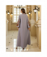 Abaya Élégance Florale vue 3