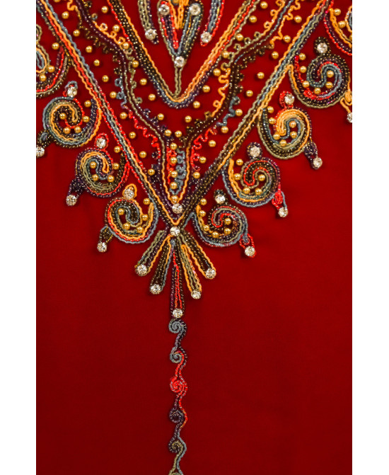 Robe Orientale Élégante Brodée