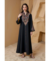 Robe Orientale Élégante Brodée