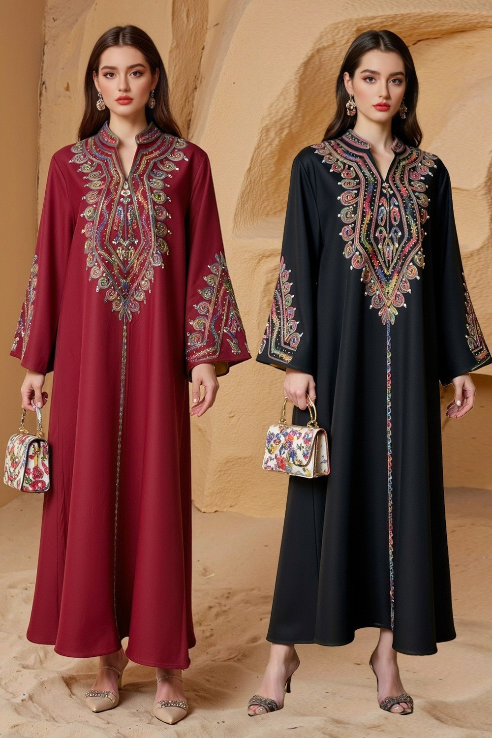 Robe orientale femme Perle du Levant – Élégance raffinée