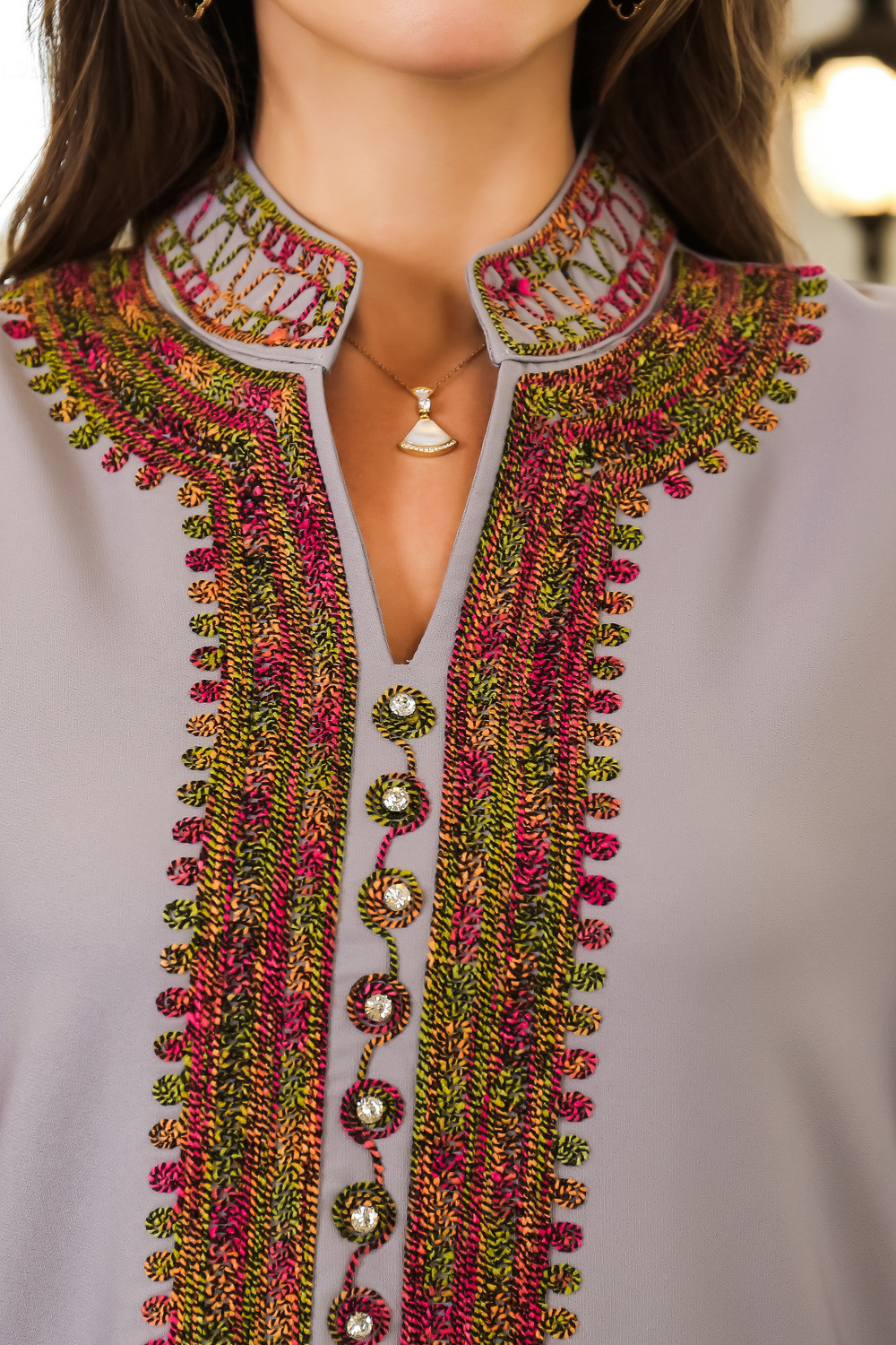 Abaya Élégance Florale - Chic et Confort