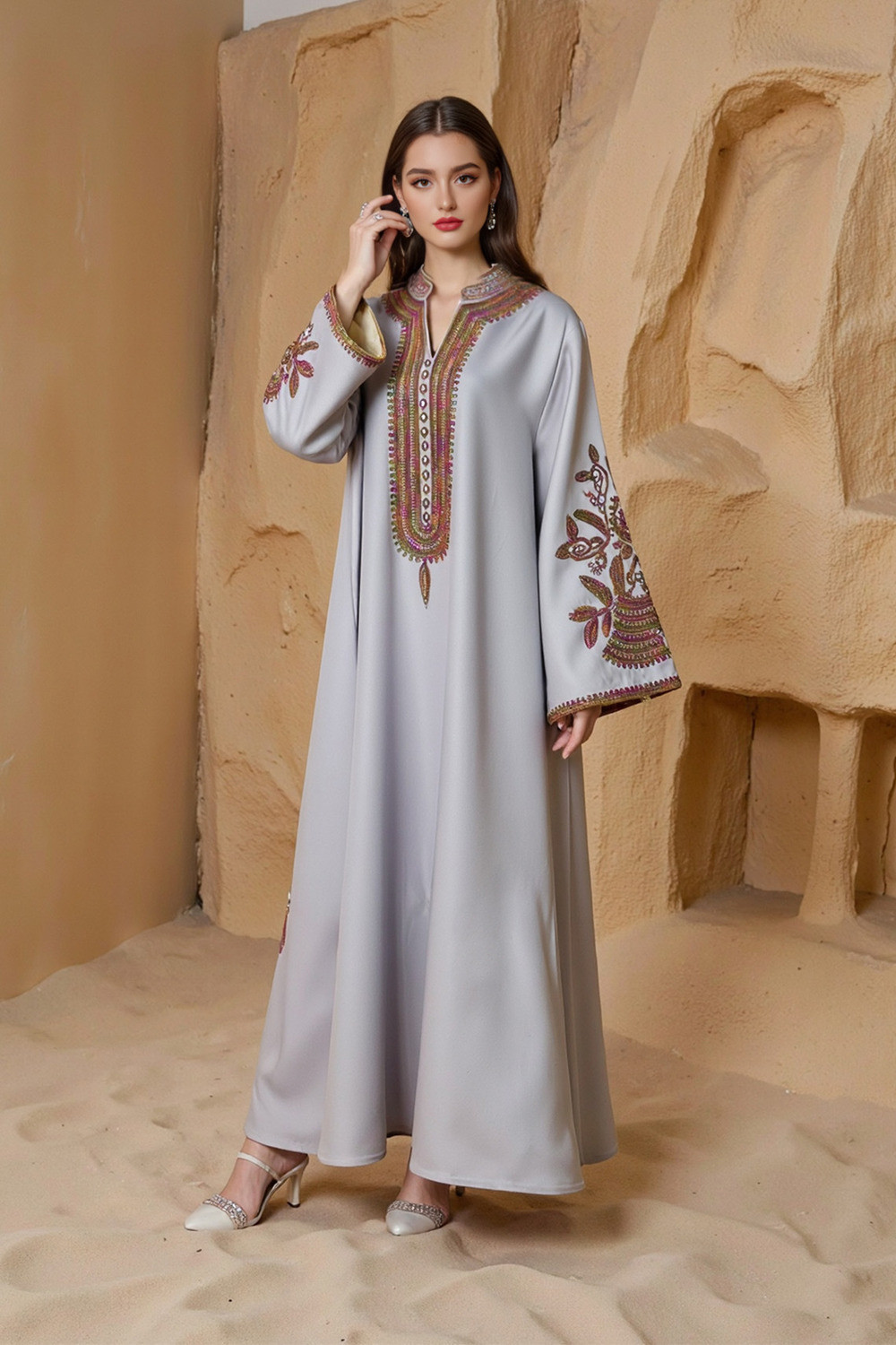 Robe orientale femme Majesté d’Orient – Élégance raffinée