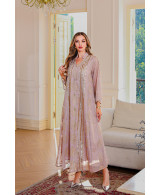 Robe orientale femme Lilas de Perle – Élégance raffinée