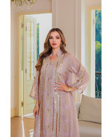 Robe orientale femme Lilas de Perle – Élégance raffinée