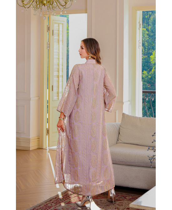 Robe orientale femme Lilas de Perle – Élégance raffinée