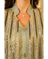 Robe orientale femme Lilas de Perle – Élégance raffinée