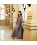 Abaya Élégance Florale vue 9