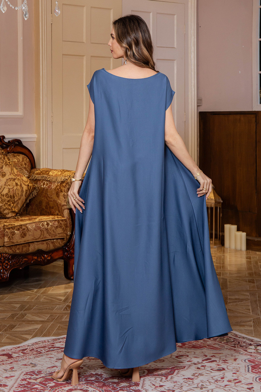 Robe orientale femme Brise de Lilas – Élégance raffinée