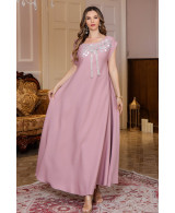 Robe orientale femme Brise de Lilas – Élégance raffinée