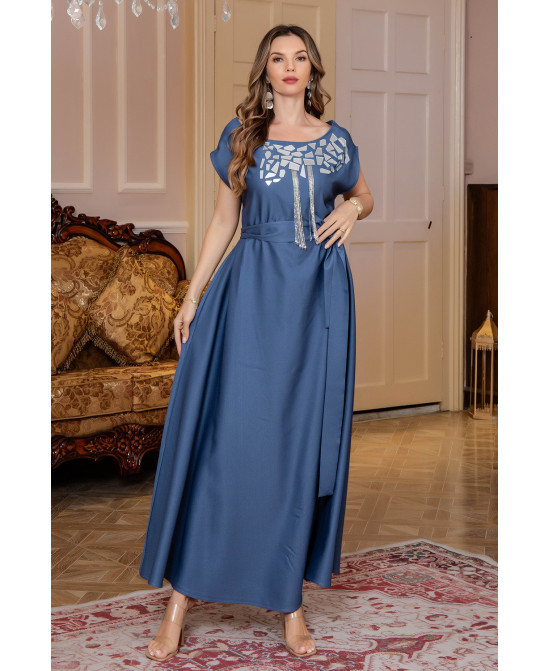 Robe orientale femme Brise de Lilas – Élégance raffinée