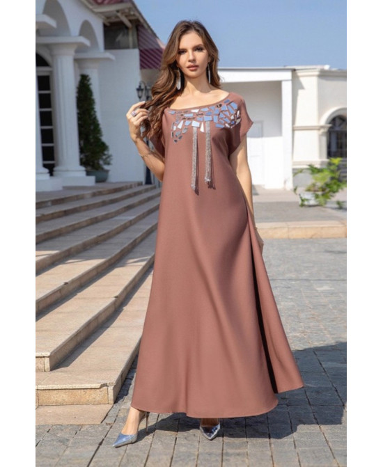 Robe orientale femme Brise de Lilas – Élégance raffinée