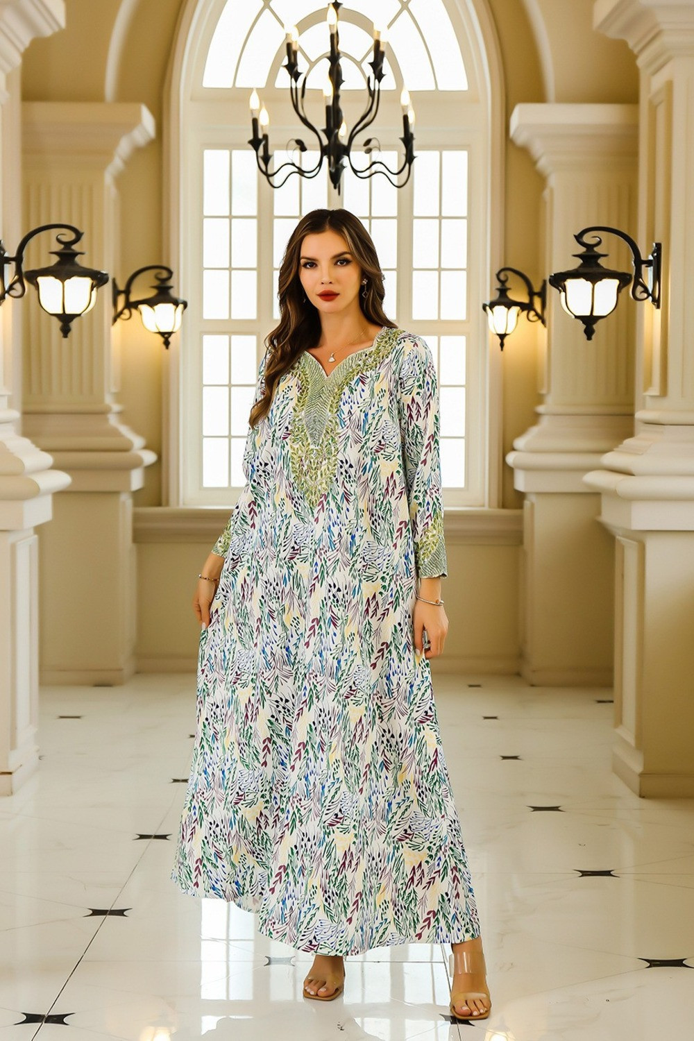 Robe orientale femme Jasmin Impérial  – Élégance raffinée