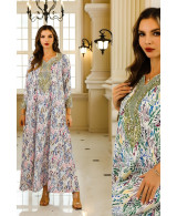 Robe Caftan Élégance Bohème - Zayphir