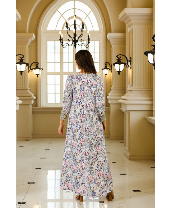 Robe Caftan Élégance Bohème - Zayphir