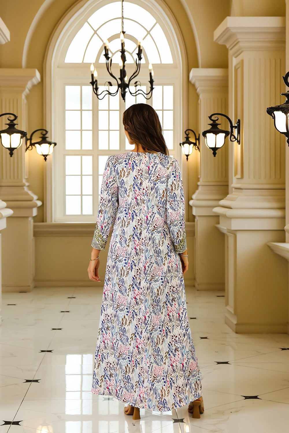 Robe Caftan Élégance Bohème - Zayphir