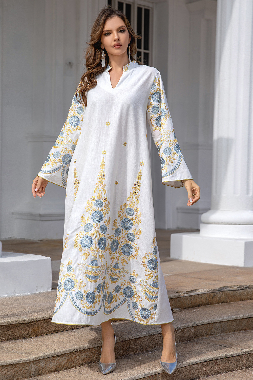 Robe orientale femme Saphir d’Orient – Élégance raffinée