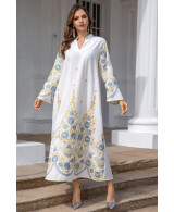 Robe orientale femme Saphir d’Orient – Élégance raffinée