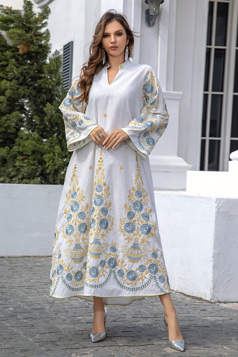 Robe orientale femme Saphir d’Orient – Élégance raffinée
