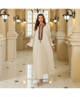 Abaya Élégance Florale vue 11