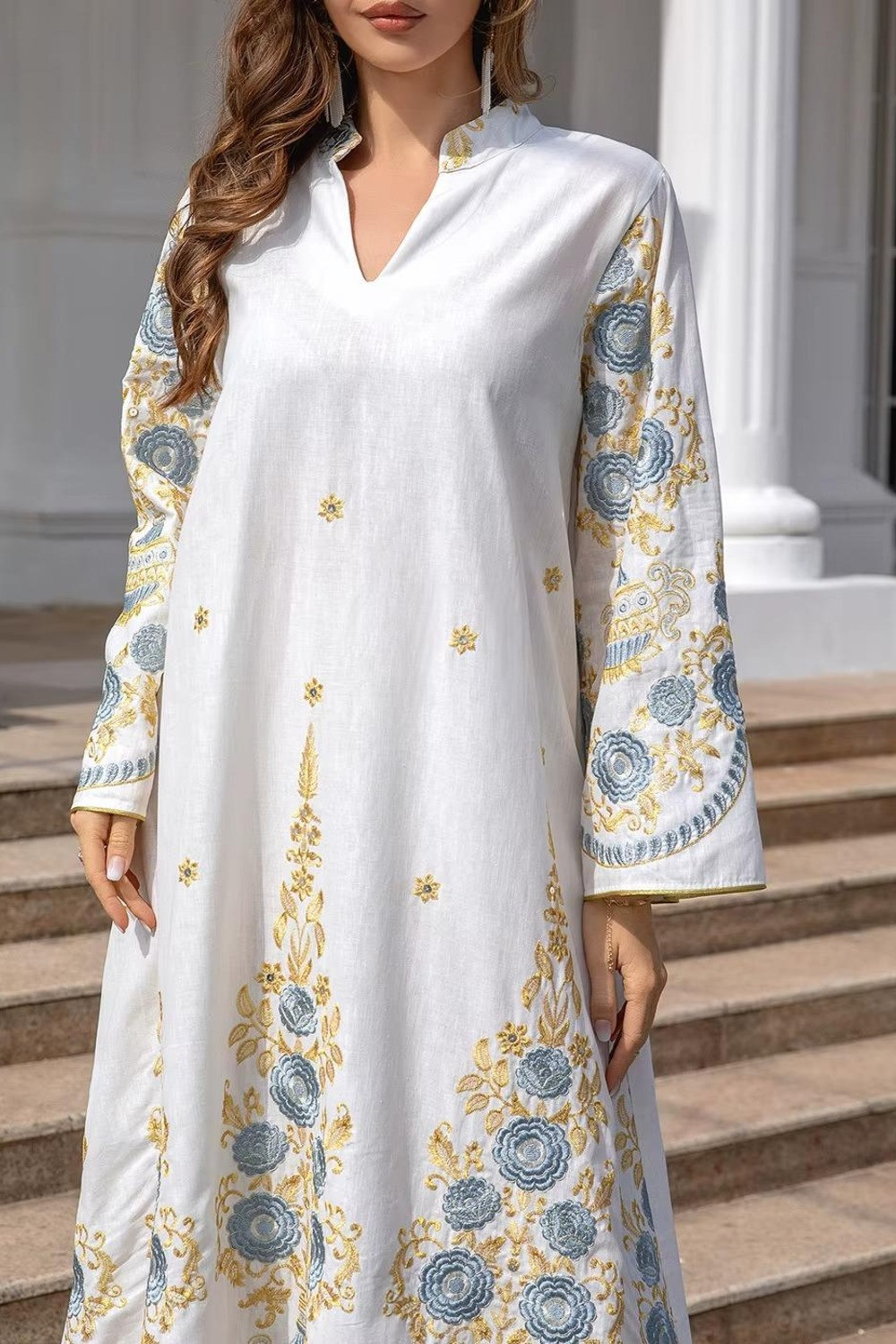 Robe orientale femme Saphir d’Orient – Élégance raffinée