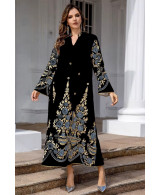 Robe orientale femme Saphir d’Orient – Élégance raffinée