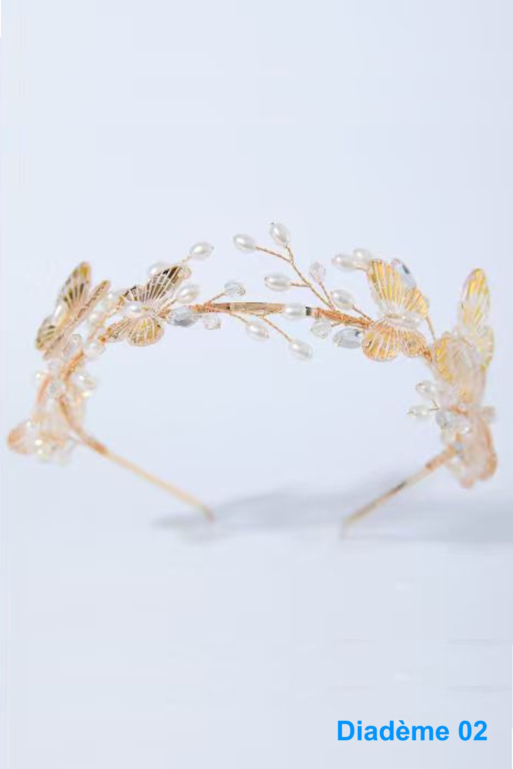 Diadème Papillon Éclatant - Élégance et Raffinement