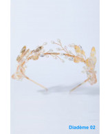 Diadème Papillon Éclatant - Élégance et Raffinement