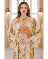 Robe orientale femme Nacre du Sahara – Élégance raffinée