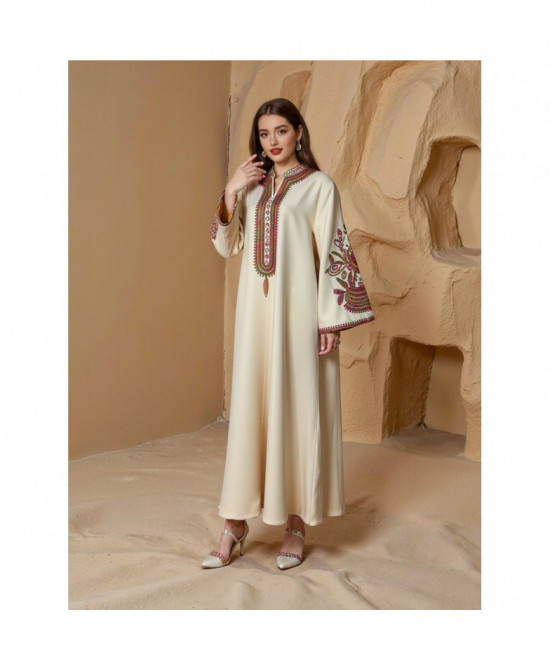 Abaya Élégance Florale vue 13