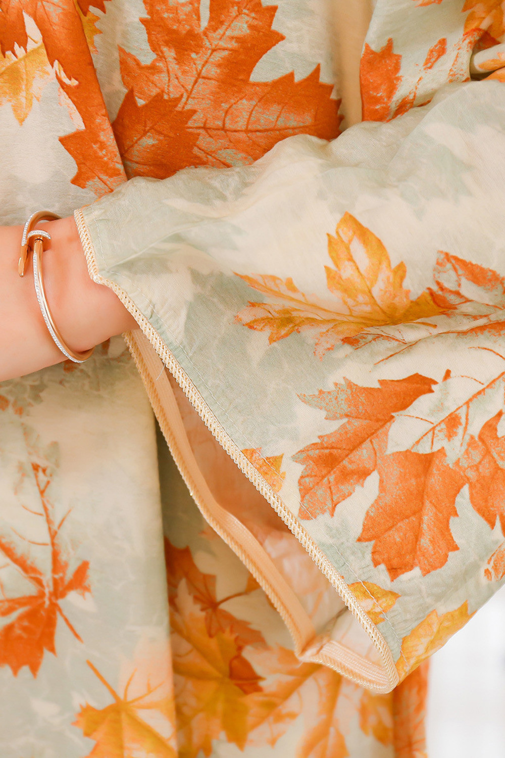 Tunique Feuilles Élégantes - Zayphir