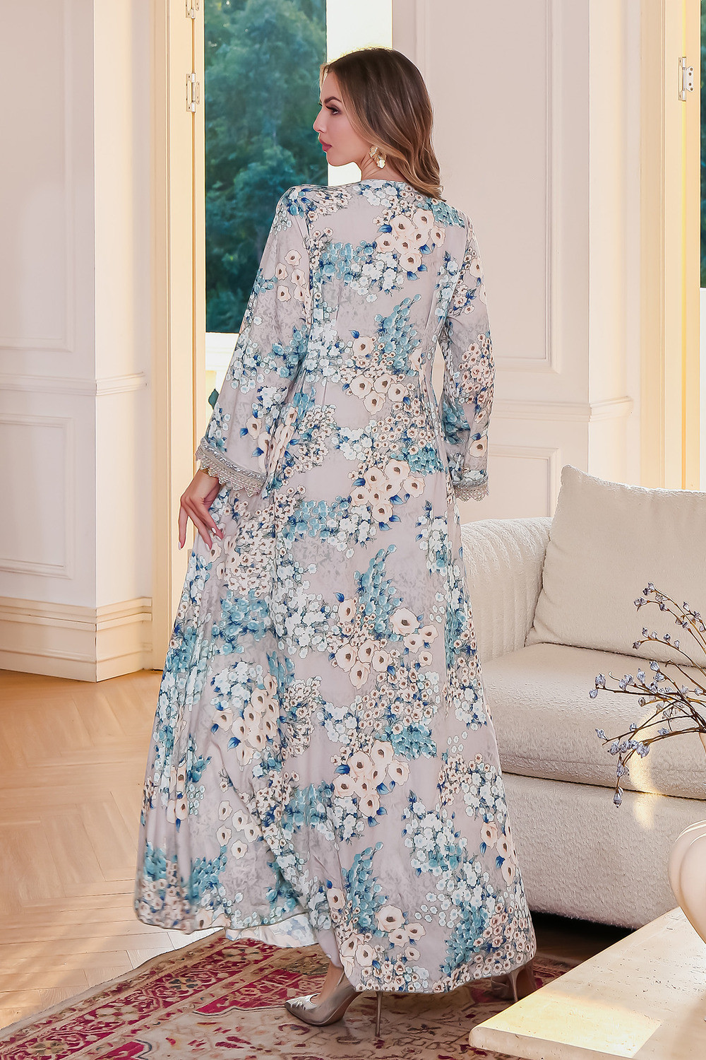 Robe orientale femme Or de Nuit – Élégance raffinée