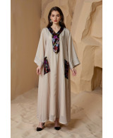 Robe orientale femme Velours de Minuit – Élégance raffinée