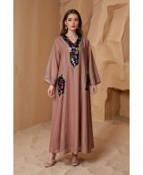 Robe orientale femme Velours de Minuit – Élégance raffinée