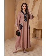 Caftan Élégance Florale - Chic et Confort