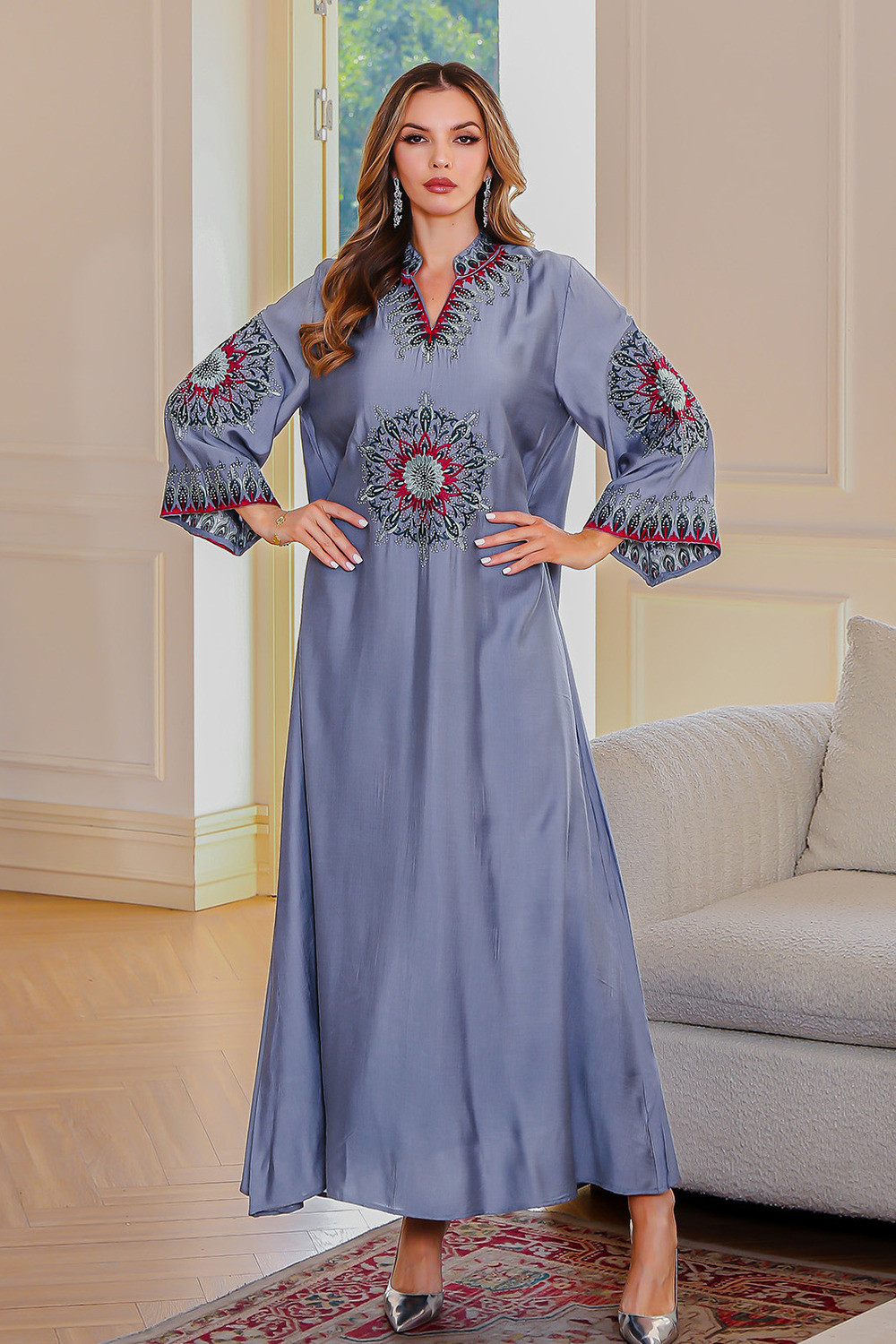 Robe orientale femme Rosace Majesté – Élégance raffinée