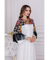 Robe Éthérée Broderie Élégante