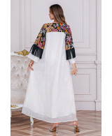 Robe Éthérée Broderie Élégante