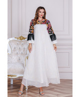 Robe orientale femme Orchidée d’Améthyste – Élégance raffinée