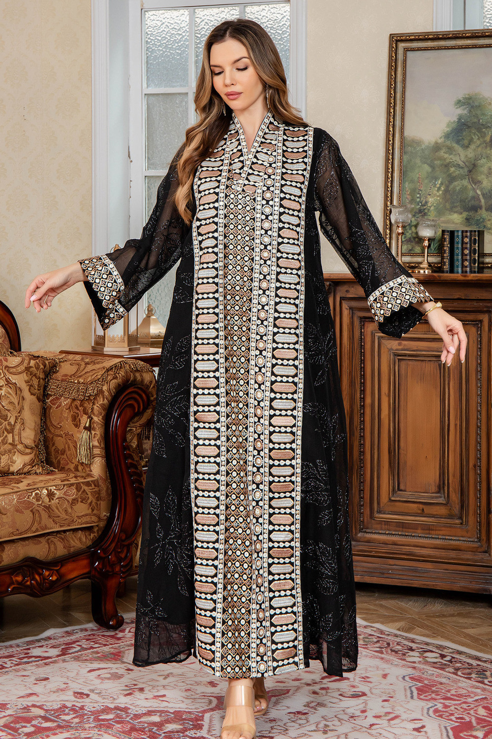 Robe orientale femme Palais Serein d’Orient – Élégance raffinée