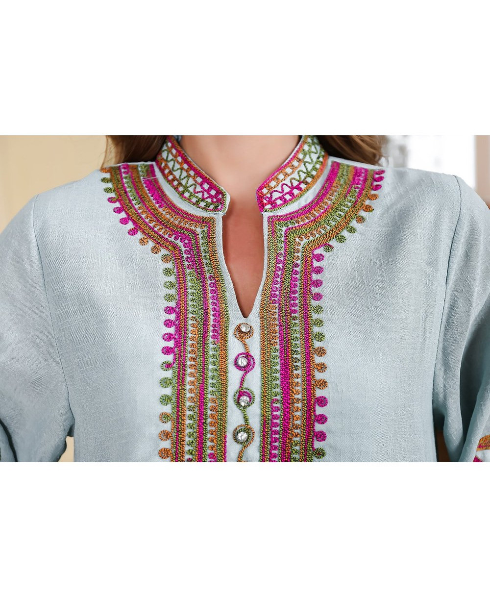 Kimono Brodé Élégant vue 5