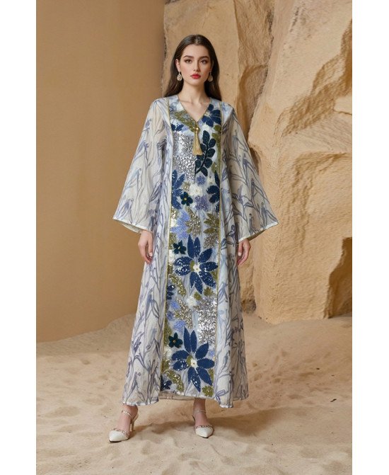 Robe orientale femme Rubis Lumineux du Désert – Élégance raffinée