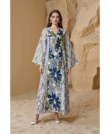 Kaftan Élégance Florale - Style et Confort