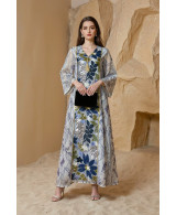 Robe orientale femme Jardin de Soie – Élégance raffinée