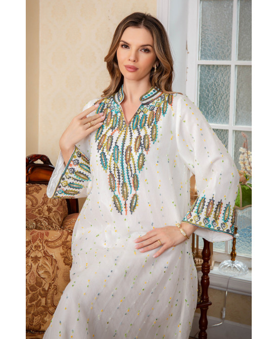 Robe orientale femme Musc Envoûtant d’Orient – Élégance raffinée