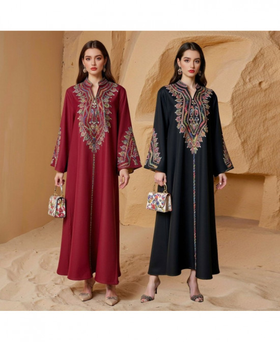 Robe Orientale Élégante vue 1