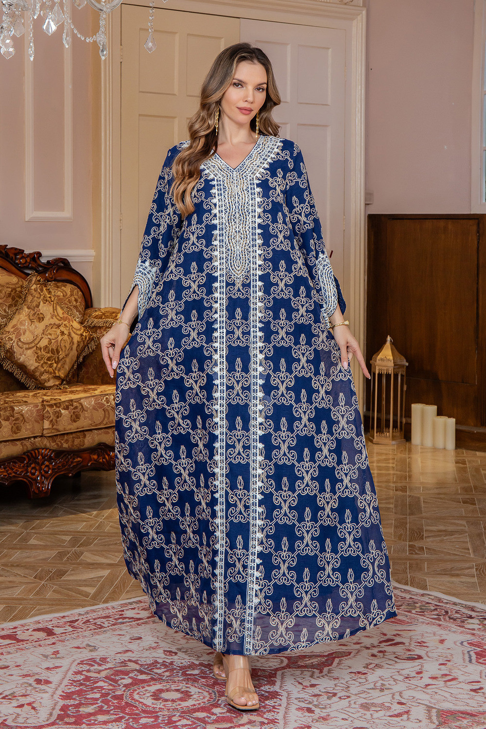 Robe orientale femme Dentelle du Palais – Élégance raffinée