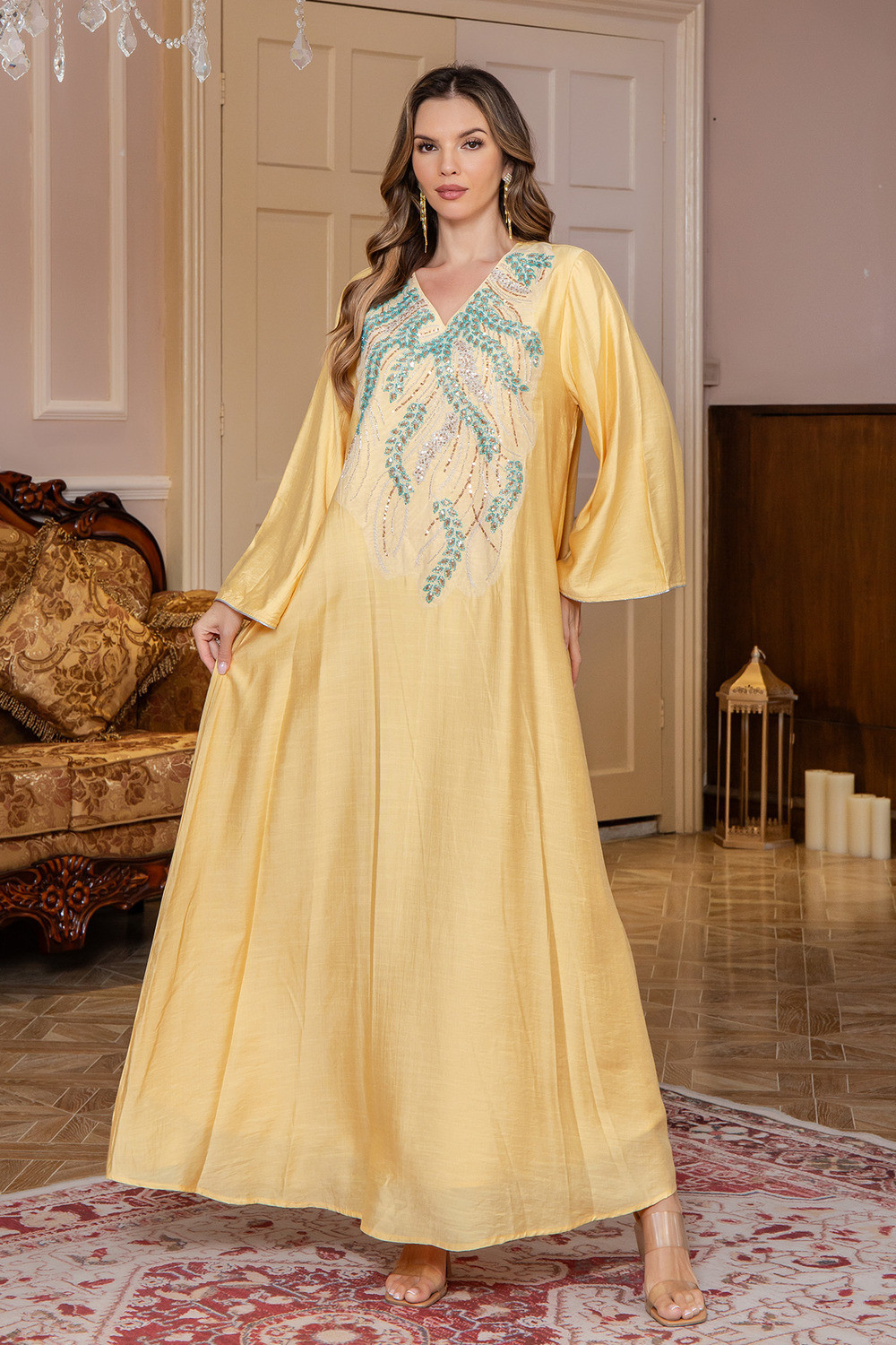 Caftan Élégance Perlée - Zayphir
