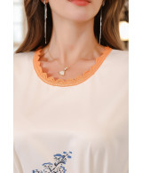 Robe orientale femme Roseraie de Soie – Élégance raffinée