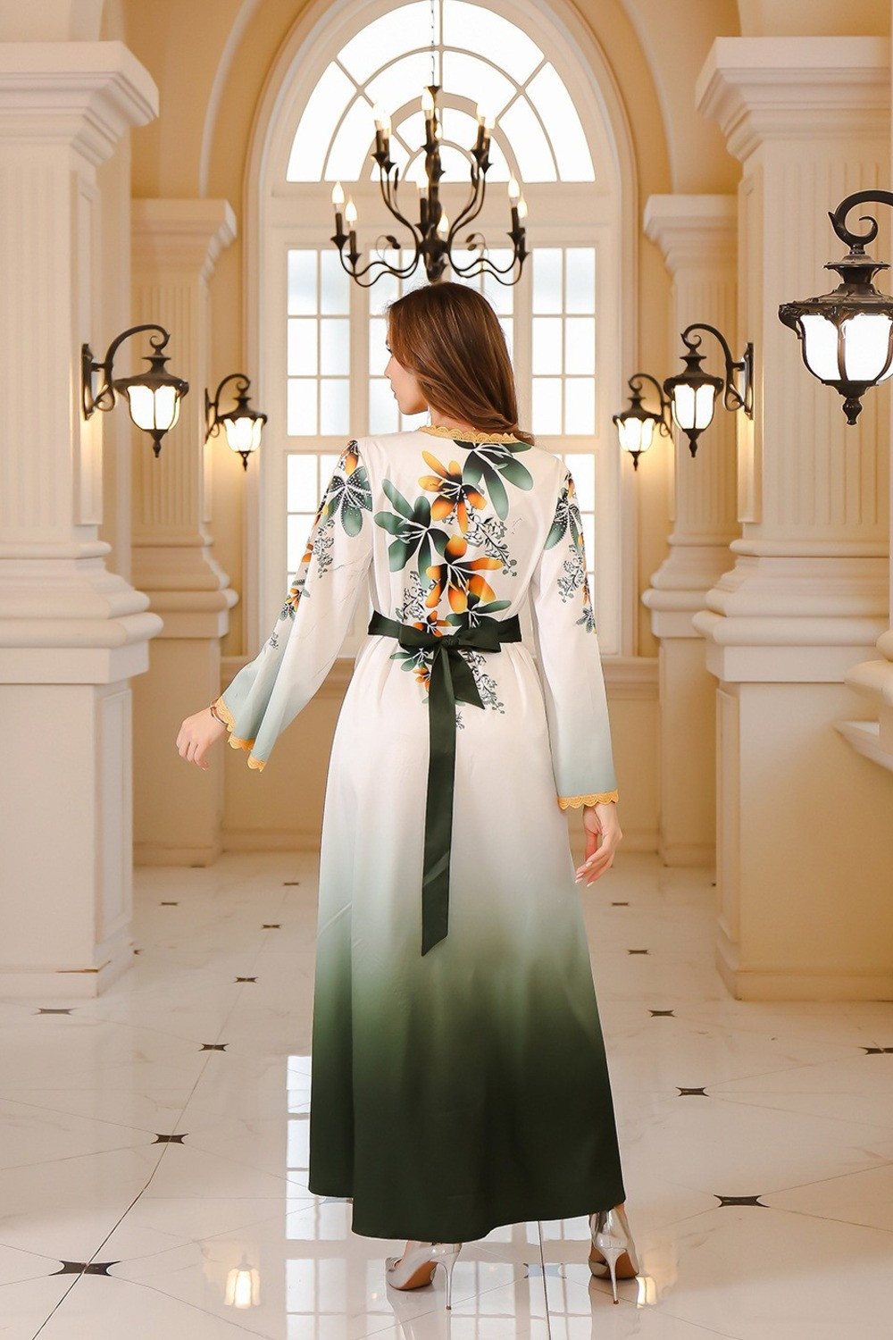 Robe Élégance Florale - Style Méditerranéen